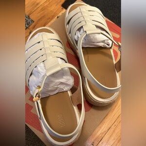 Fitflop PLATFFORMS Espadrille Leather Fisherman Wedge Sandals